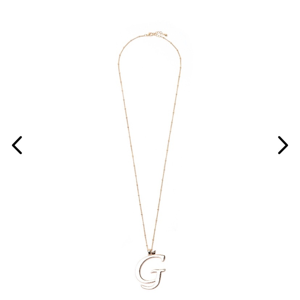 Gold “G” Necklace